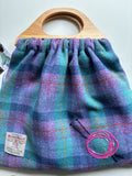 The Retro Harris Tweed Knitting Bag