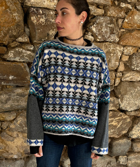 Cairngorm  Fair Isle T with sleeves : Knit Kit