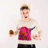 The Highland Coo Sweater : Knit Kit Designed by Sylvia Watts-Cherry