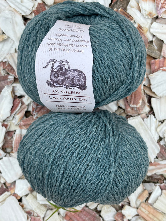 Sea Glass : Lalland DK 100%  Lambswool Spun in Scotland