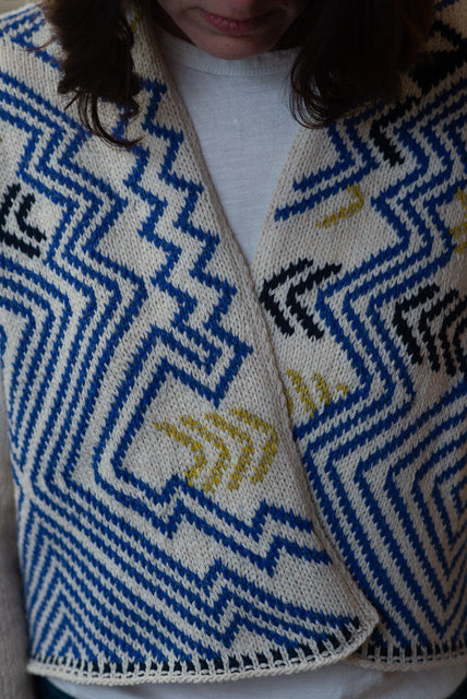 Shoowa Jacket : Knit Kit in Flax